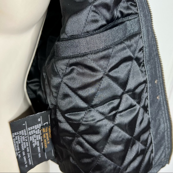 Harley Davidson Women's Denim Zip-Up Riding Jacket Reflective Patches Size Small - Picture 9 of 15